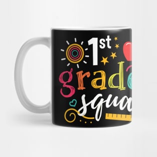 1St First Grade Squad Student Teacher Gift Back To School Mug